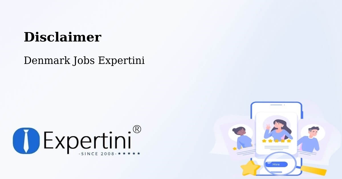 Disclaimer – Korsør - Denmark Jobs Expertini